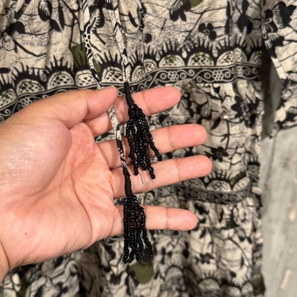 Caroline Constas NWT Size Medium Cotton Floral Print Tiered Midi Dress Wedding - Picture 7 of 8